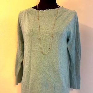 LOFT — Light Blue Lightweight Sweater